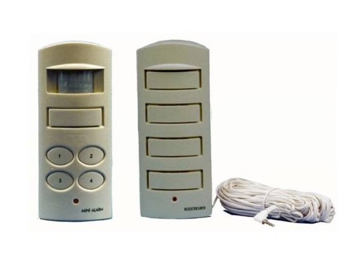Interiérový alarm so 4 miestnym kódom+prídavná siréna 130dB MA25 + 15 kábel