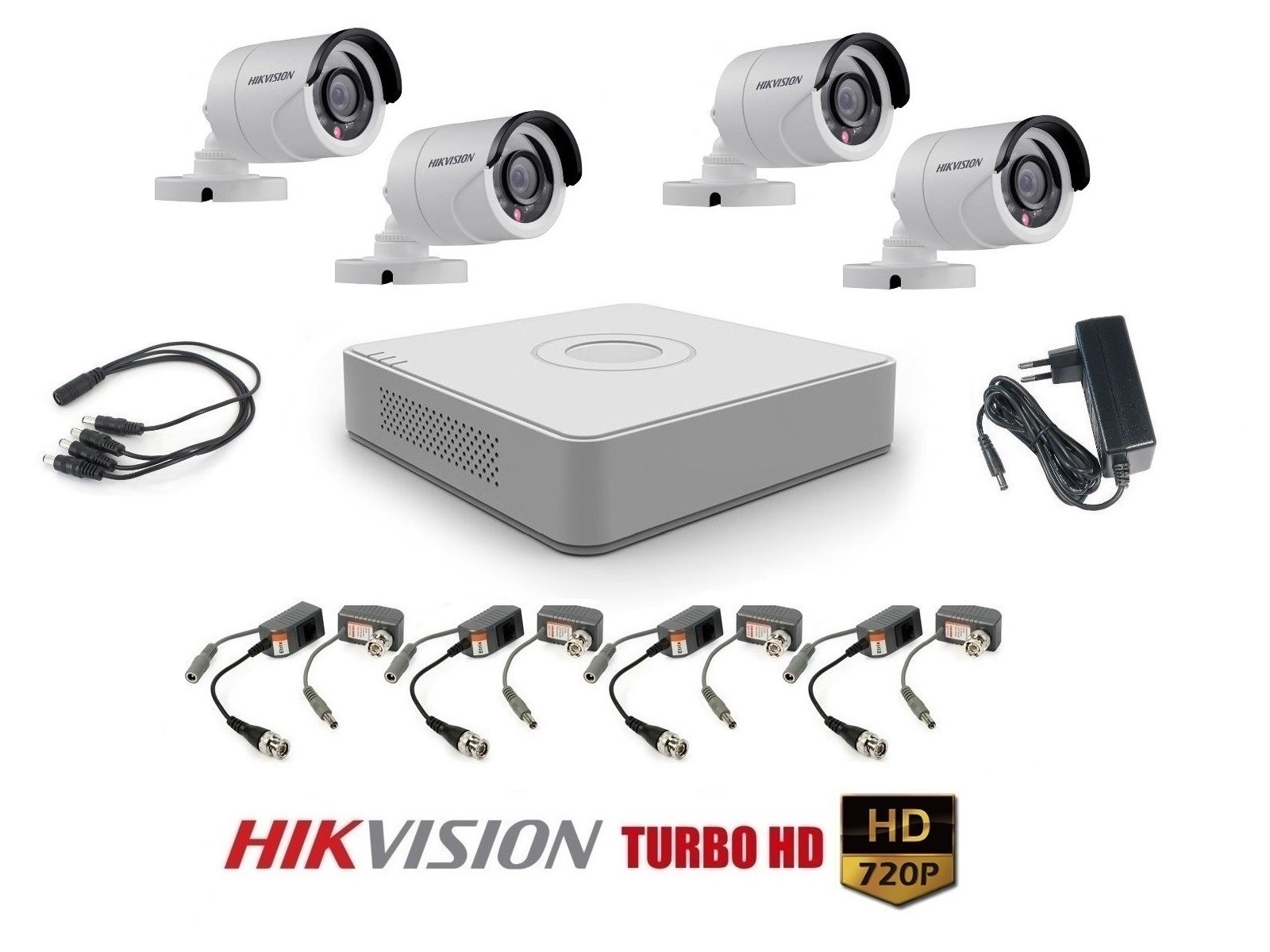 4 kamerový set HIKVISION HD-TVI HD 720p START