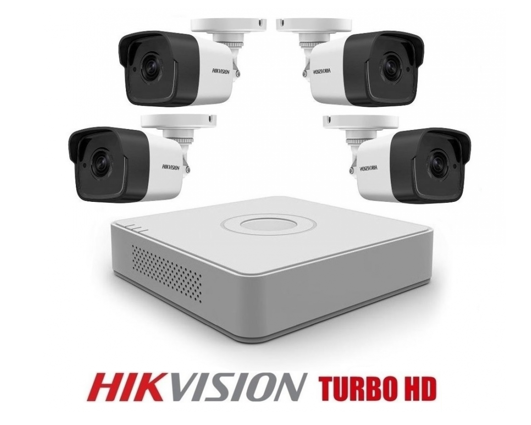 4 kamerový set HIKVISION HD-TVI FullHD 1080p