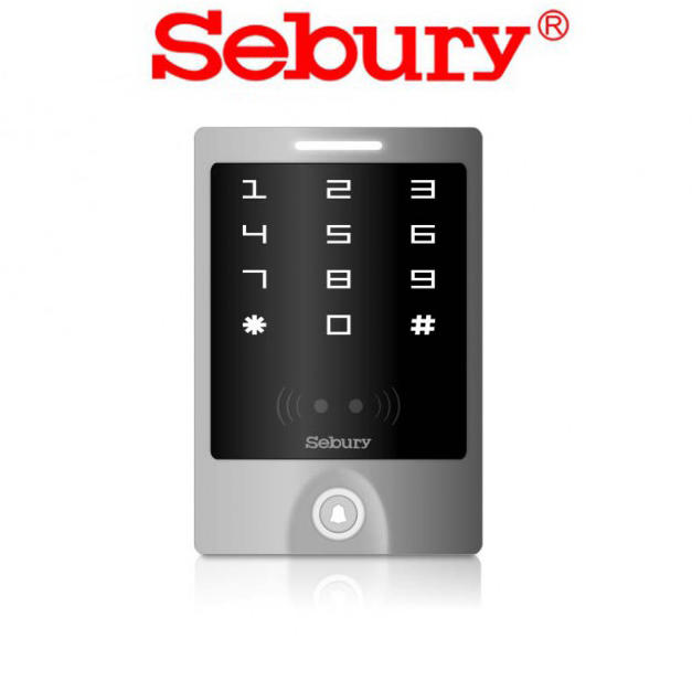 Samostatná prístupová jednotka,RFID čítačka,kódová klávesnica, Sebury sTouch W-w