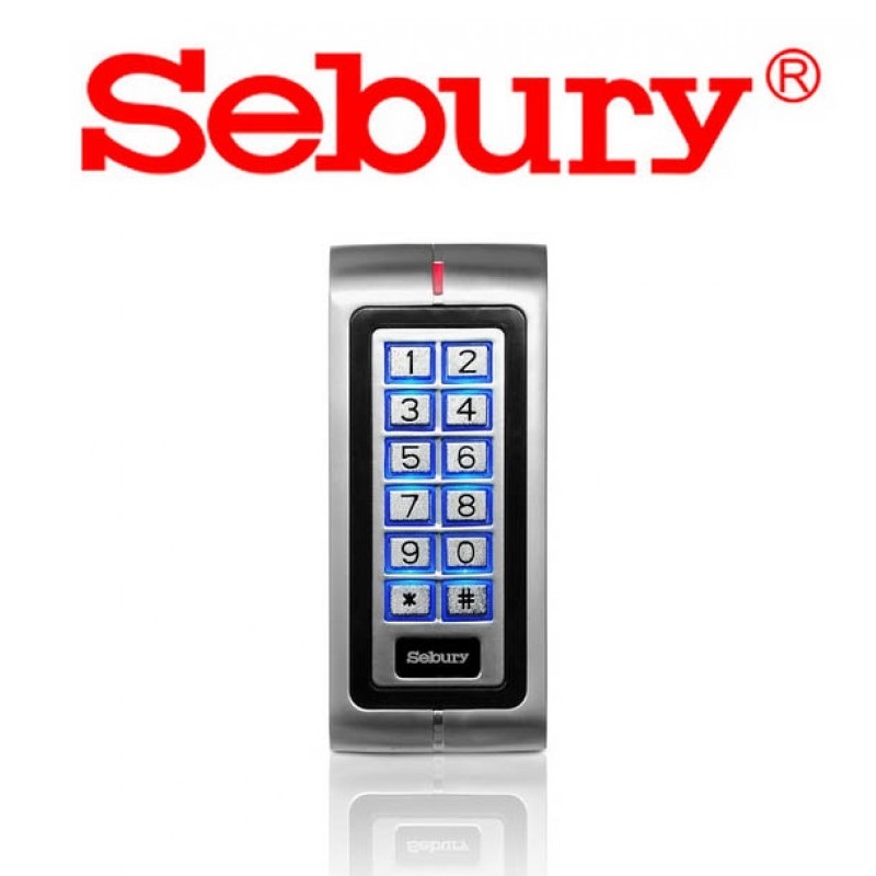 Samostatná prístupová jednotka/RFID čítačka/kódová klávesnica, IP65, Sebury W1