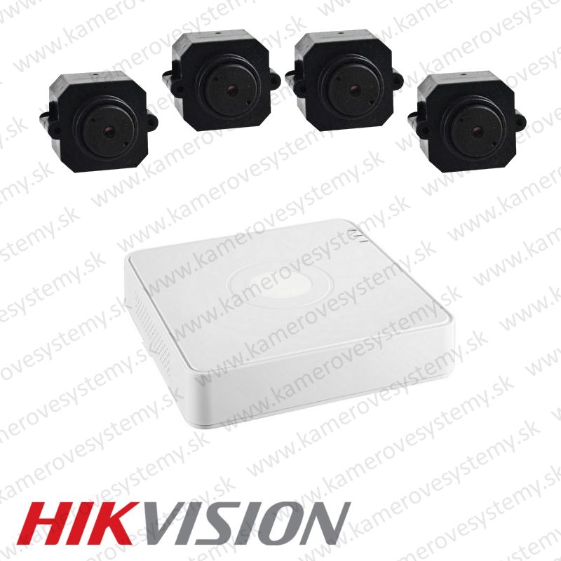 4 kamerový set HIKVISION 380TVL