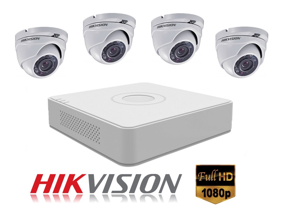 4 kamerový set HIKVISION Full HD 1080p